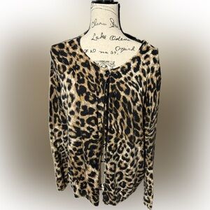 Leopard Print Women's Sweater